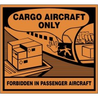 Cargo Aircraft Only Label - 100 Labels